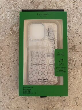 IPhone 15 Pro Max Case Kate Spade clear logo design